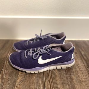Purple Nike Running Shoes